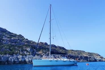 sailing boat charter Paros, crewed yacht charter, day yacht rental Paros